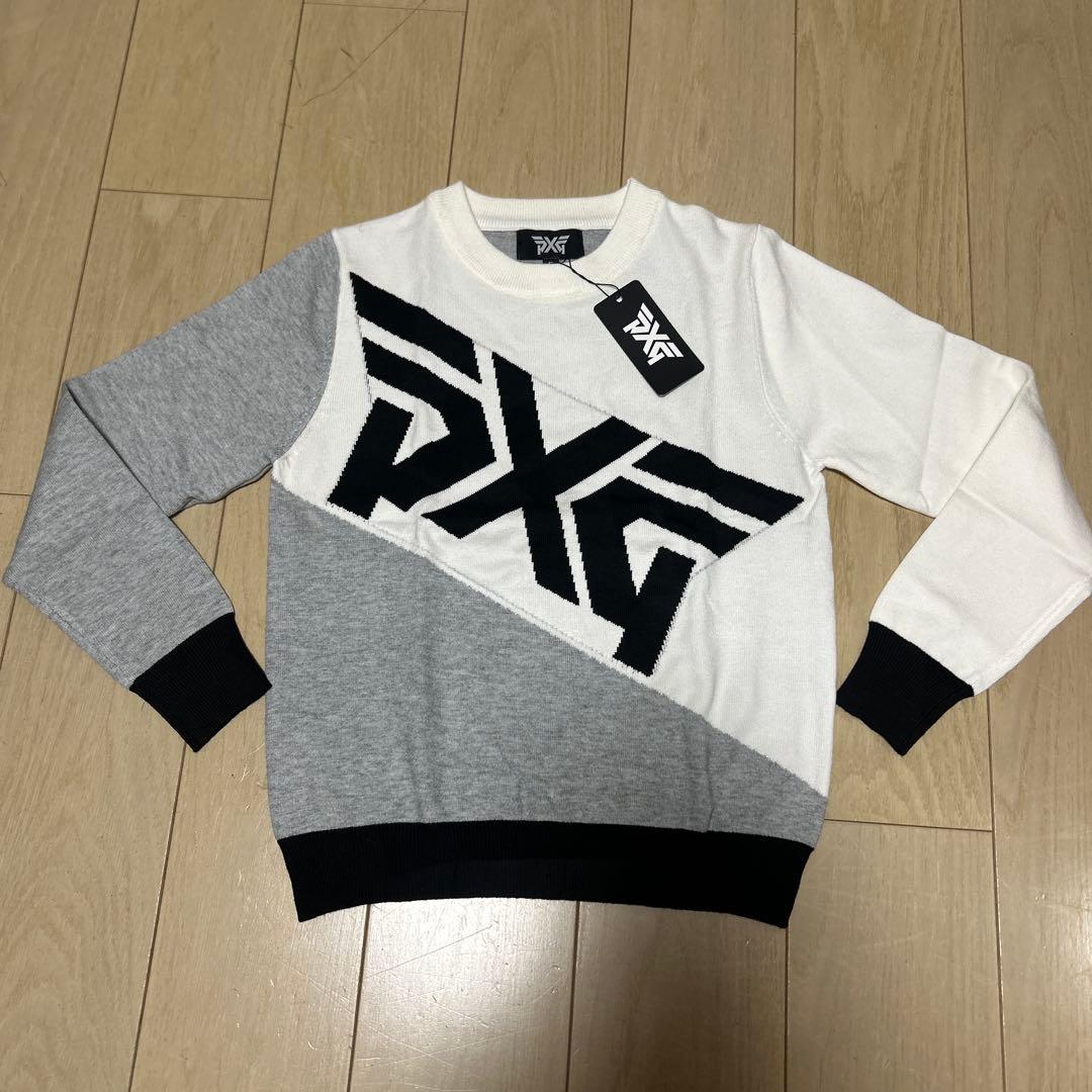 タグ付き新品♡PXG クルーネックセーター ホワイト/グレー/ブラック WHO'S WHO gallery（フーズフーギャラリー）の「【KOOKY'N/クーキー