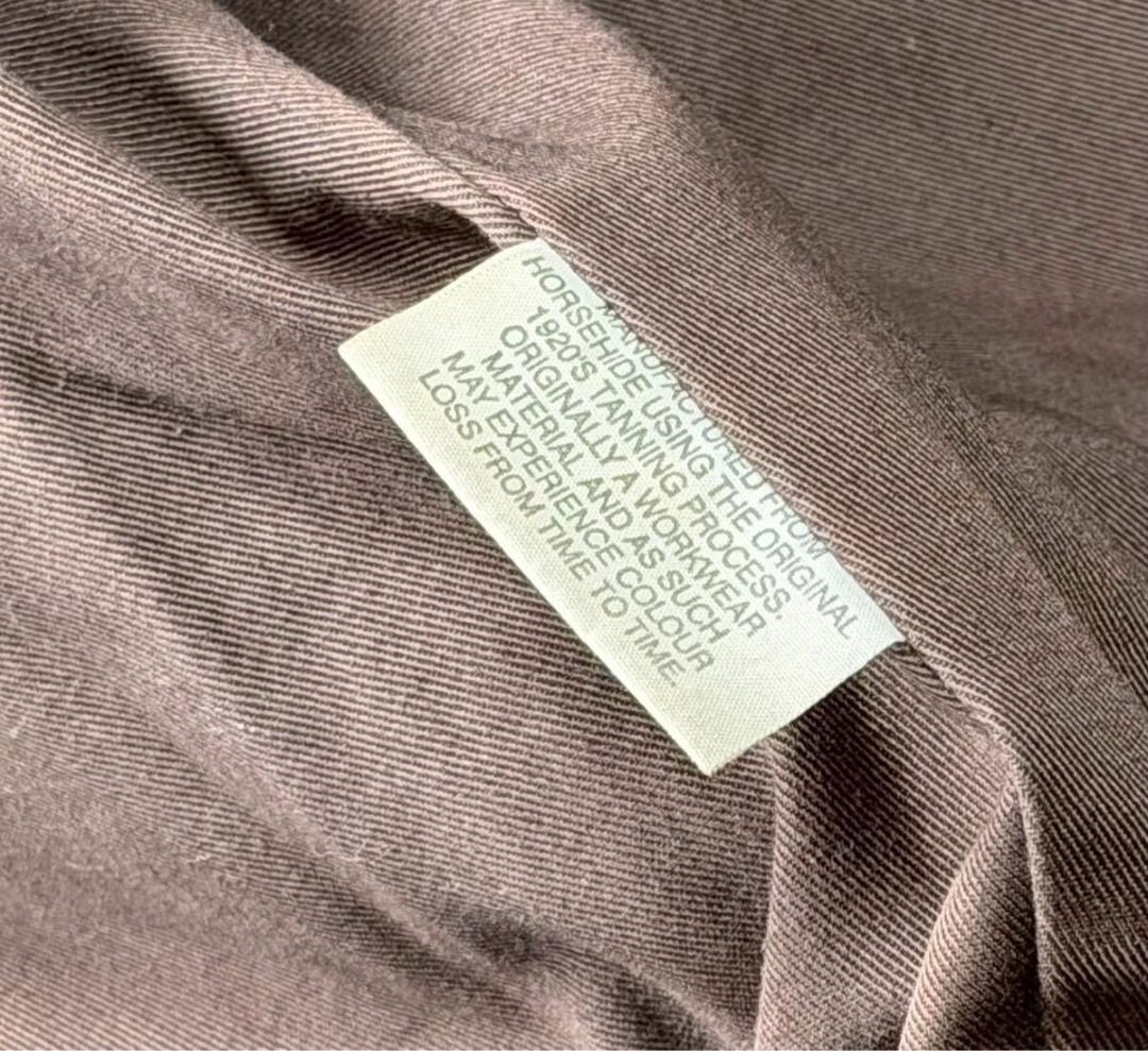 ビッグサイズ エアロレザー 馬革 ホースハイド ハイウェイマン