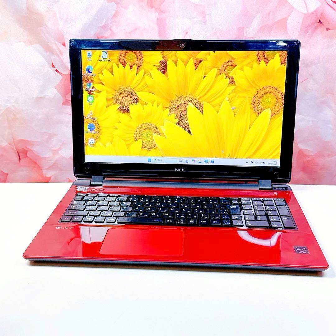 美品✨新品SSDで爆速✨ windows11 ノートパソコン✨オフィス カメラ