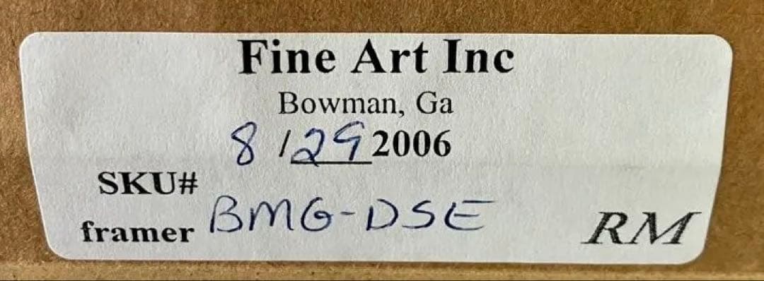 デニス・デュプロック アートパネル アートフレーム付 壁掛け用 シルクスクリーン