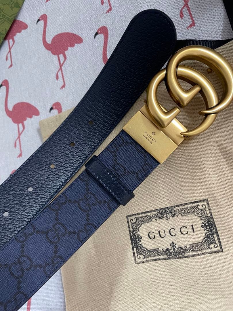 グッチ　レザー　ベルト 100*3.5cm