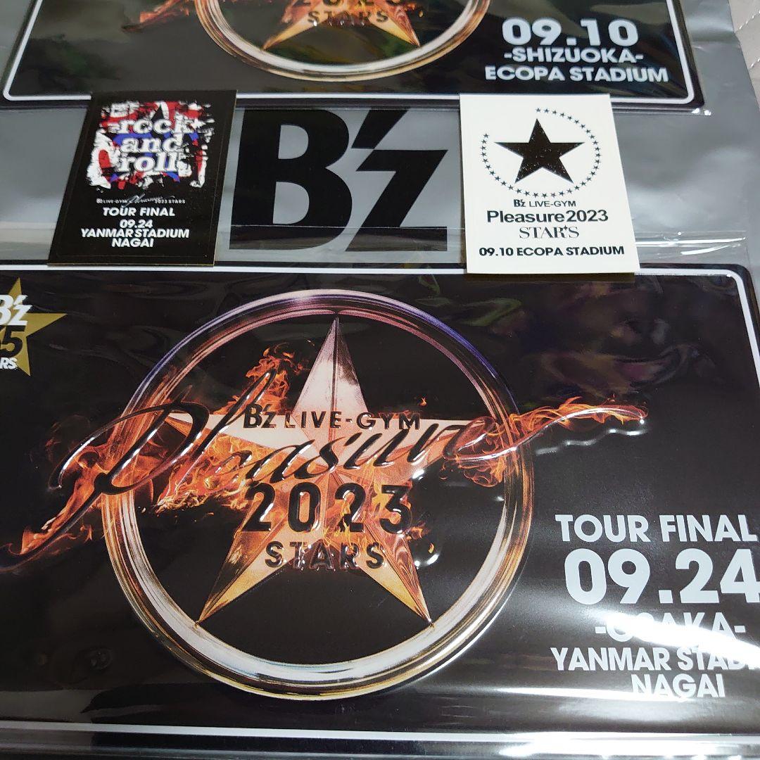 B'zPleasure2023STAR✭Sメモリアルプレートステッカーピンバッジ