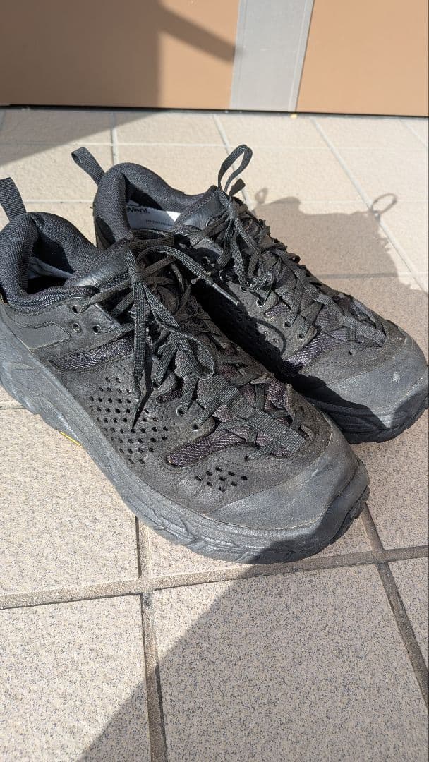 HOKA ONEONE Tor ultra low 28.0 ブラック HOKA ONEONE TOR ULTRA LO Black / Black（ホカ オネオネ トール