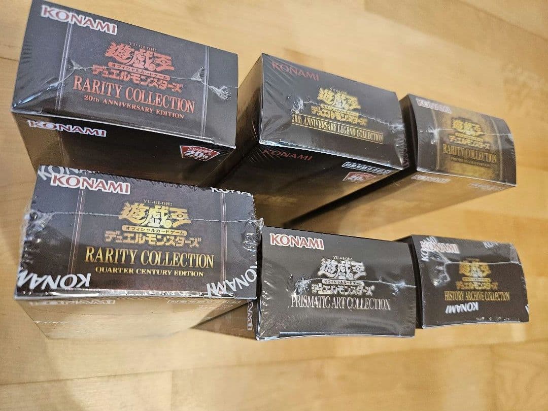 遊戯王　レアコレ　レジェコレ計6種　未開封BOXまとめ売り