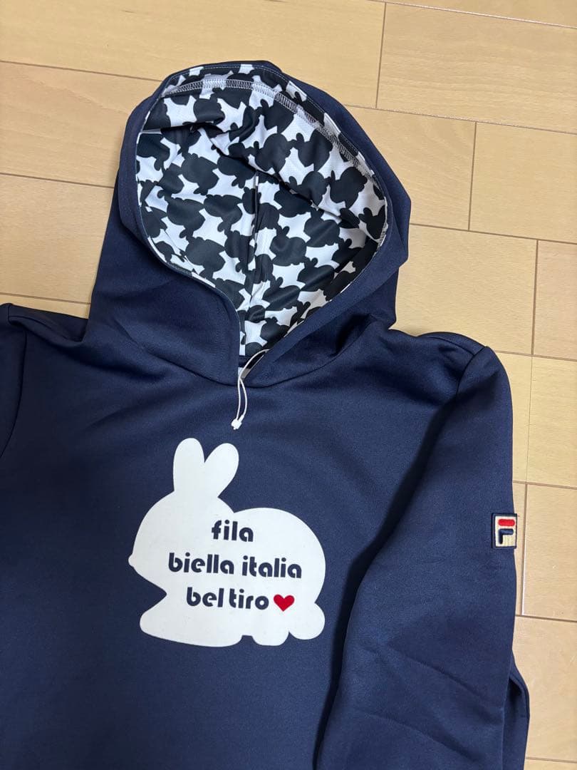 FILA テニスウェアレディース ウサギプリント パーカー M - メルカリ