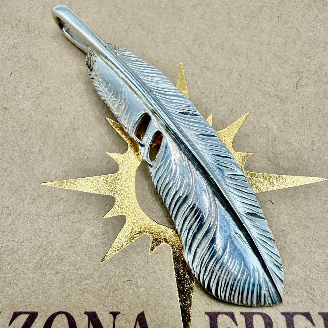 極美品　アリゾナフリーダム　フェザー60mm T-11c 定価28600円 楽天市場】 PENDANT TOP > フェザー : ARIZONA FREEDOM