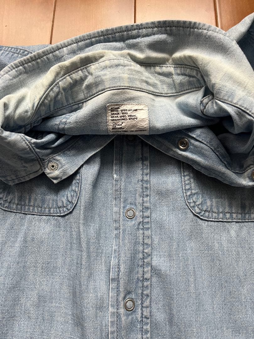 wtapsシャンブレーシャツデニムシャツ M - メルカリ