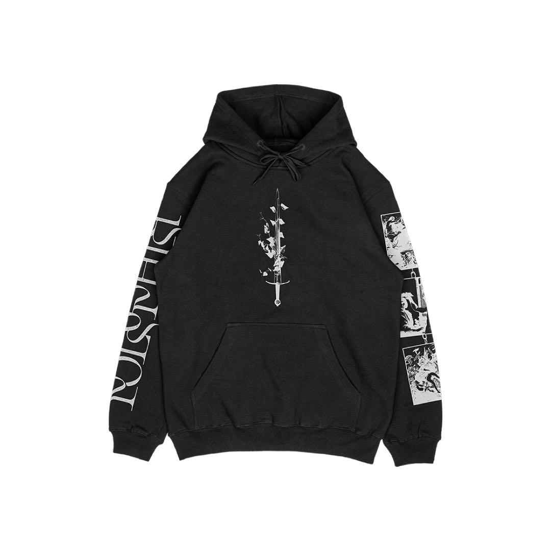 Polyphia ポリフィア 黒パーカー Mサイズ