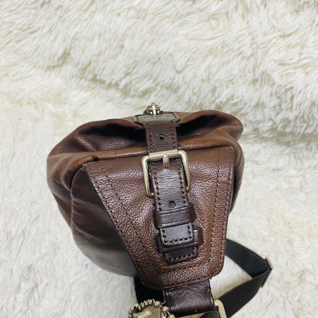 COACH ボディバッグ トンプソン レザー スリングパック 本革 斜め掛け