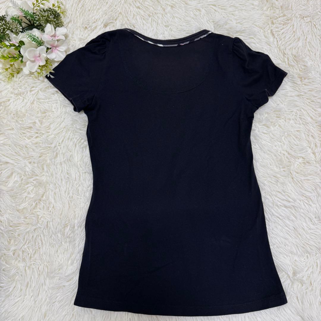 バーバリーブルーレーベル カットソー Tシャツ 半袖 ノバチェック