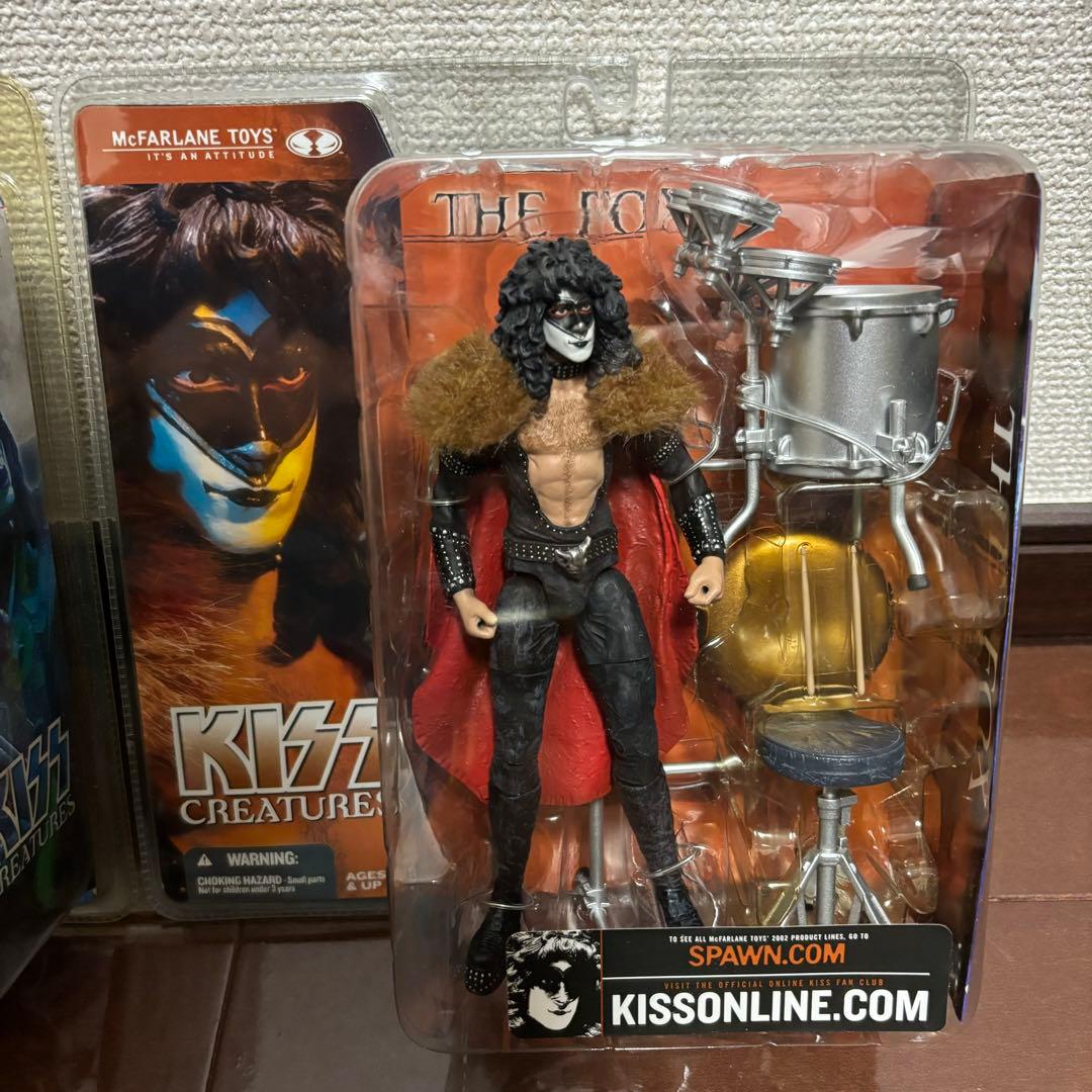 マクファーレン KISS CREATURES キッス フィギュア 4体セット - メルカリ