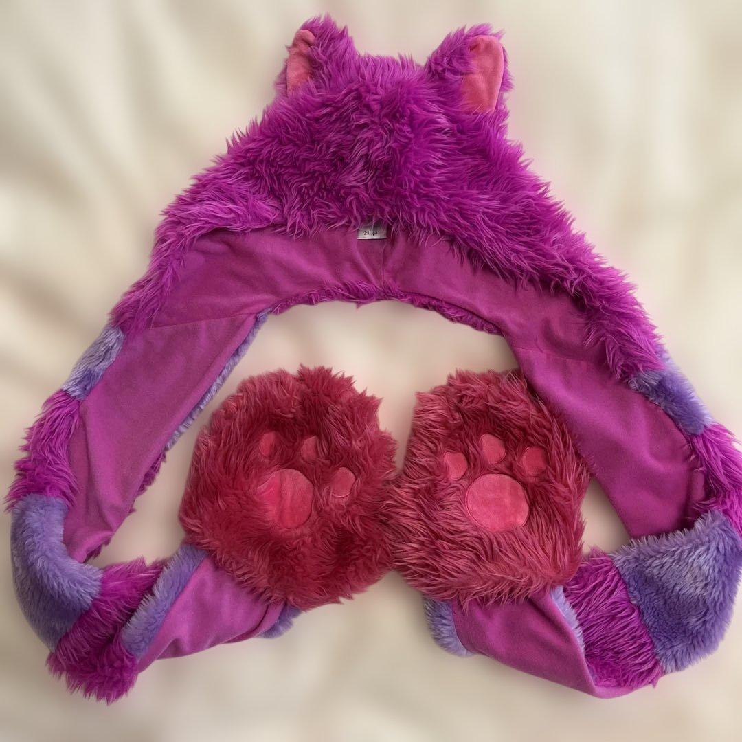 ディズニー チェシャ猫 ファンキャップ マフラー カチューシャ - メルカリ