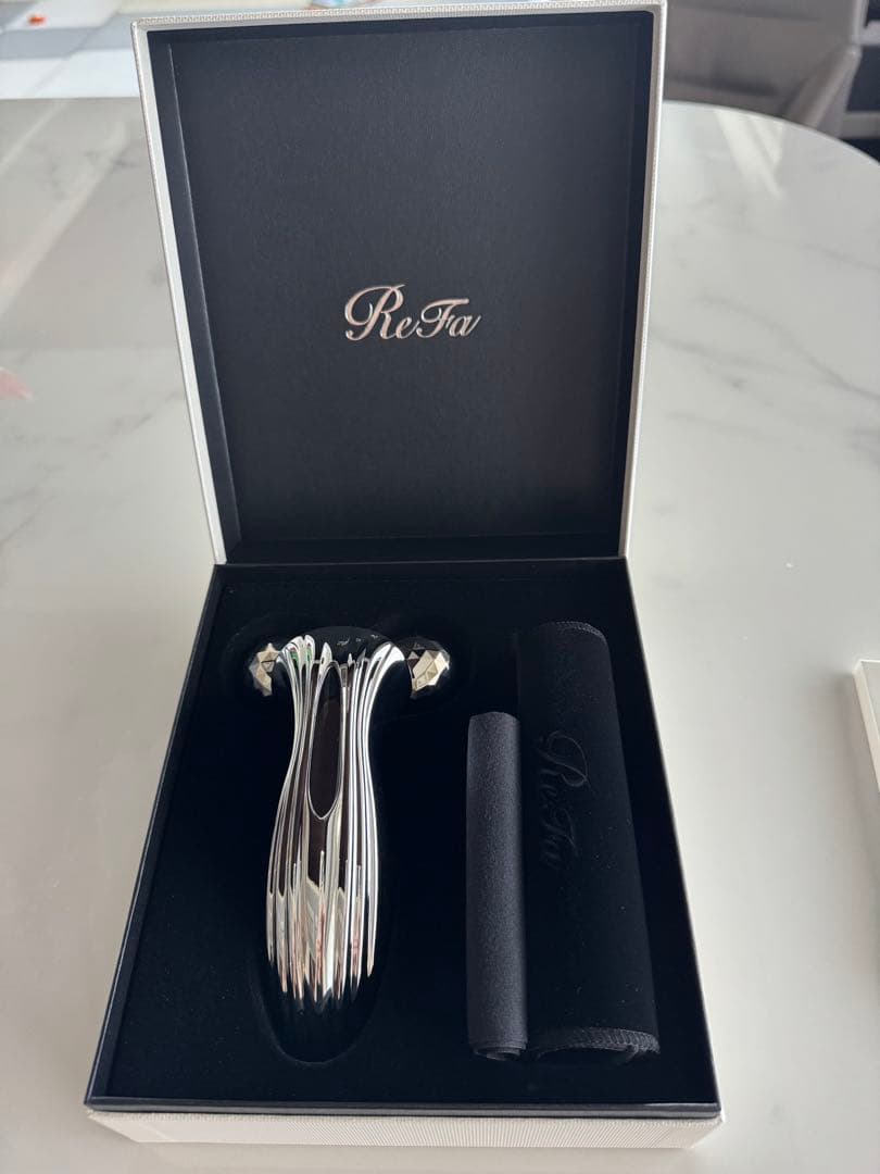 【新品未使用】ReFa RM-CR2339B SILVER RM-CR2339B MTG 美容ローラー ReFa MOTION CARAT(リファモーション