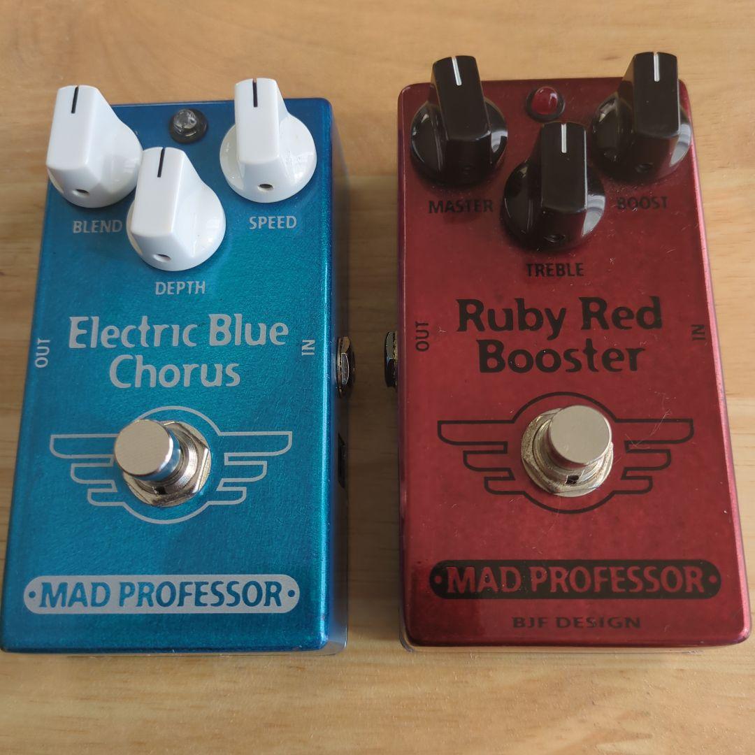 ギター MAD PROFESSOR Chorus & Ruby Red Booster ギター MAD PROFESSOR Chorus & Ruby Red Booster ギター MAD
