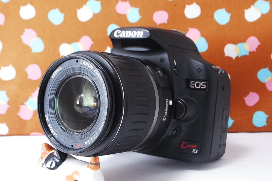 ✨シャッター数3730回✨スマホ転送可✨Canon Kiss X3 レンズセット