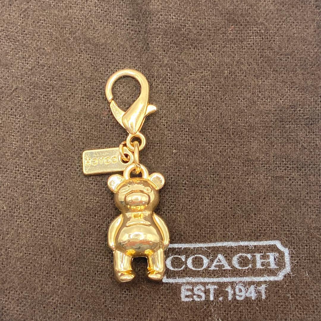 未使用品]COACH コーチ ベア クマ バッグチャーム キーホルダー - メルカリ