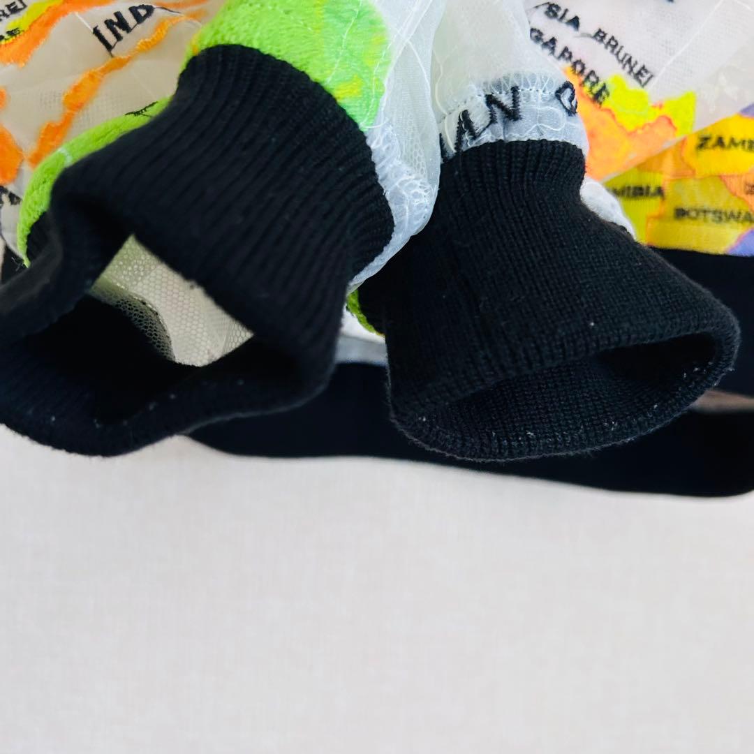 美品】20ss Sacai MA-1 ワールドマップ ブルゾン カートコバーン