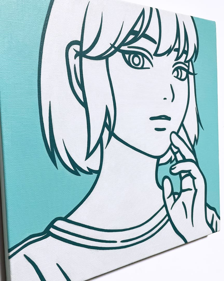 【原画】手描き/現代アート/キャンバス/一点物/絵画/インテリア/アート