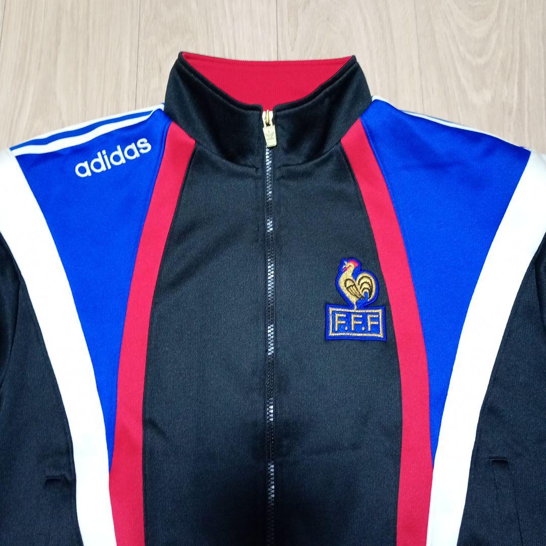 希少 adidas ジャージ上下セット サッカーフランス代表 90S
