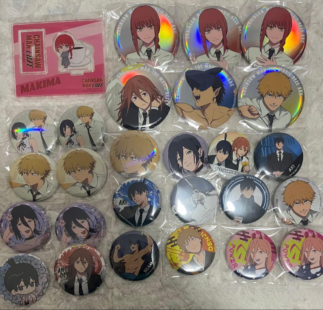 チェンソーマン グッズ まとめ売り 缶バッジ アクスタ クリアカード