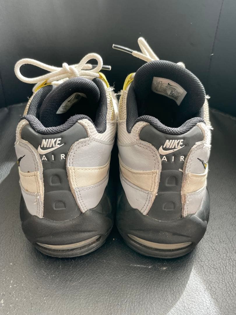 NIKE エアマックス95 ESSENTIAL 27.5cm ホワイト/イエロー