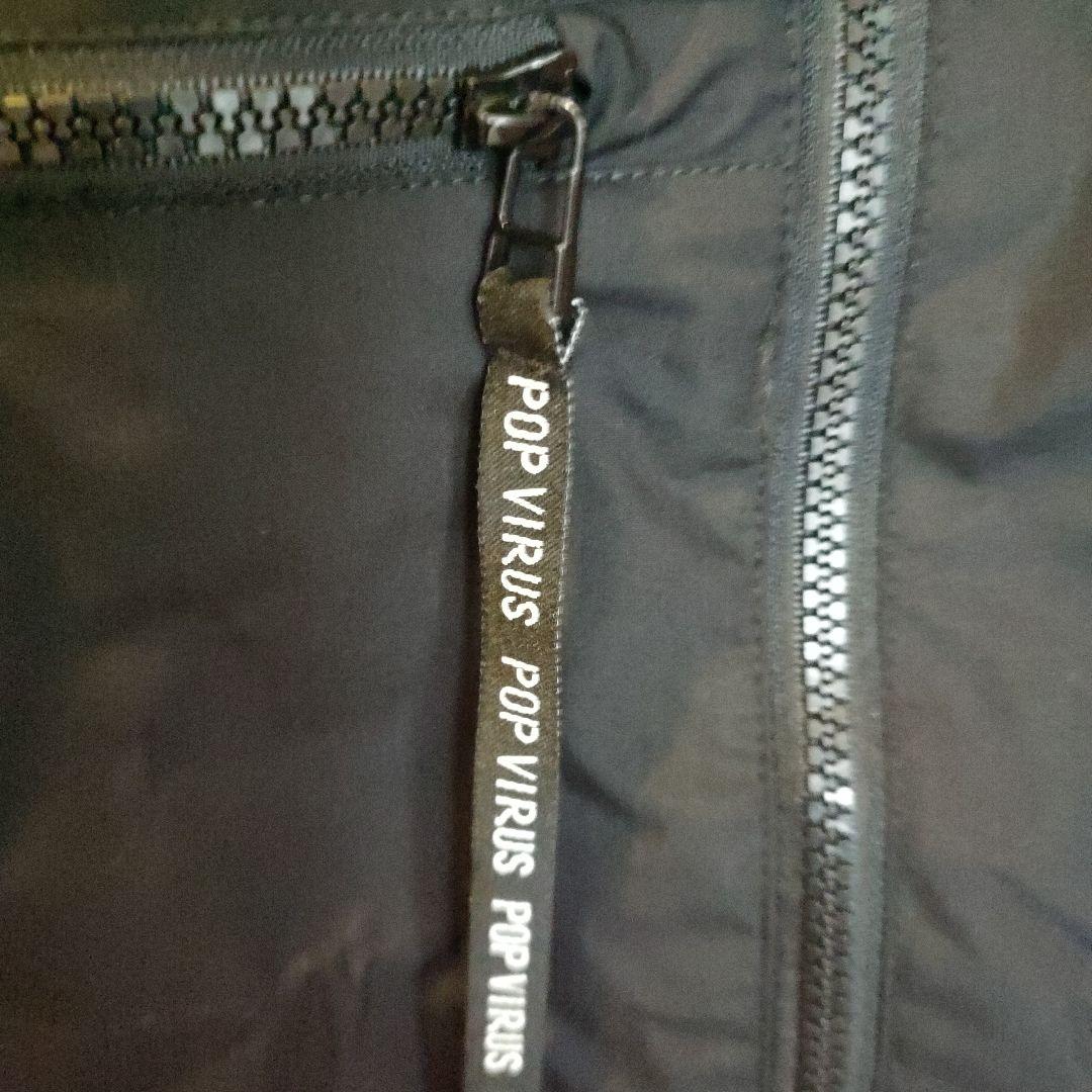 星野源　POP VIRUS アノラック　フード付き黒ジャケット　Lサイズ