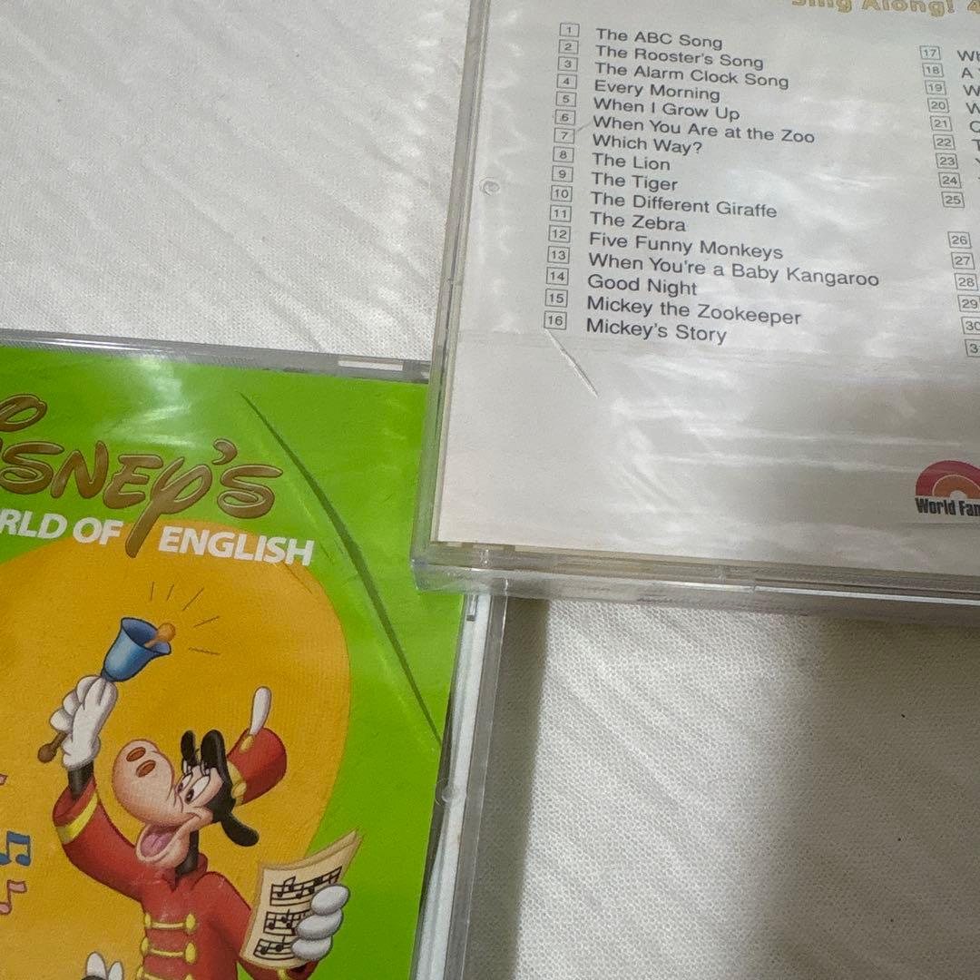dwe ディズニー英語システム シングアロングCD8枚 - メルカリ