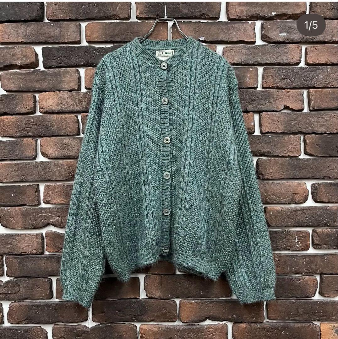 L.L.Bean モヘア カーディガン 80s usa