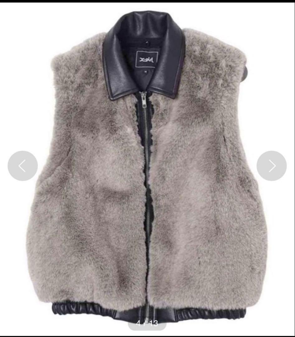 エックスガール X-girl レザージャケット ファーコート レザー - メルカリ