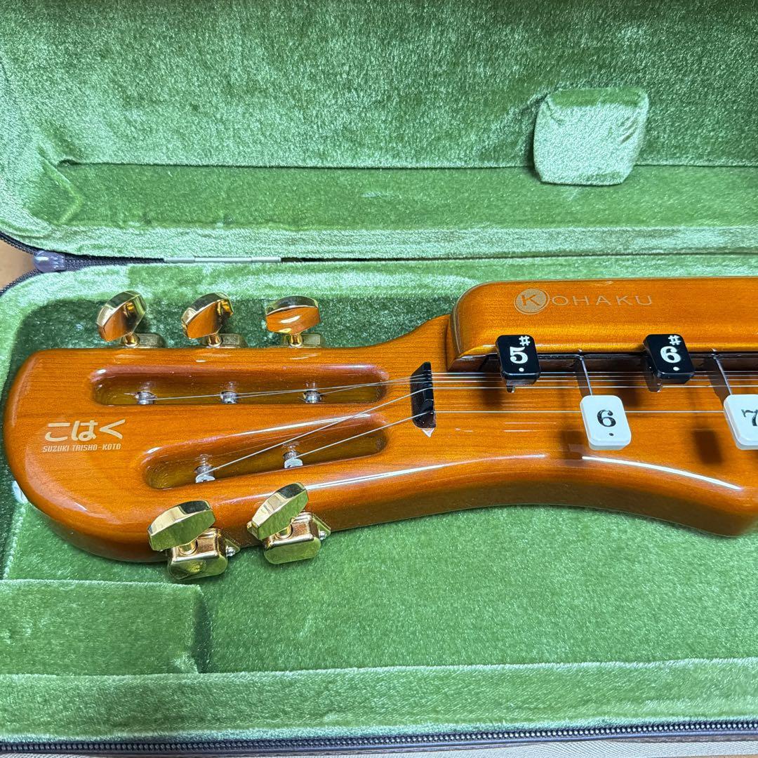 美品】SUZUKI こはく CHK-1 電気大正琴 ソプラノ 純正ケース付 - メルカリ