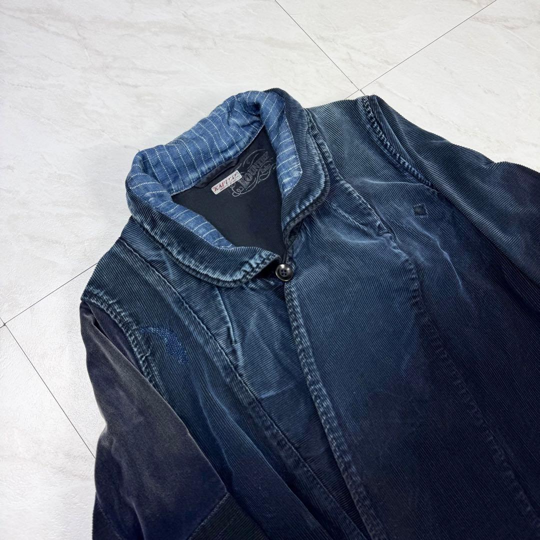 Kapital コーデュロイ グラデーション コーデュロイ ケリーコート