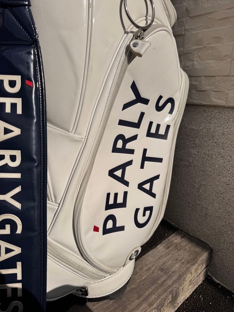 《定番品》PEARLY GATES パーリーゲイツ キャディバッグ ホワイト
