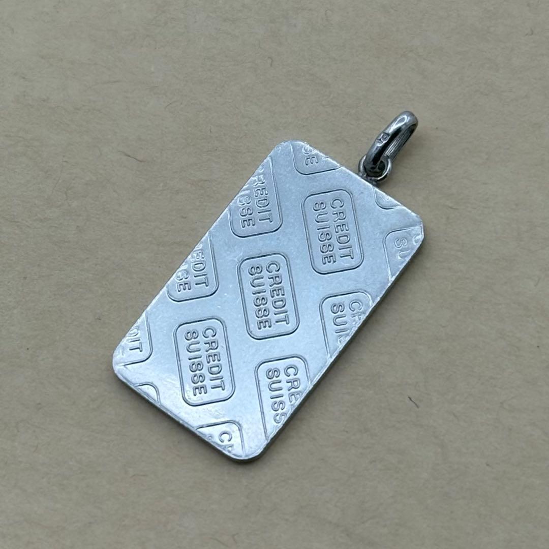 Platinum プラチナ インゴット スイス ペンダント トップ5g - メルカリ
