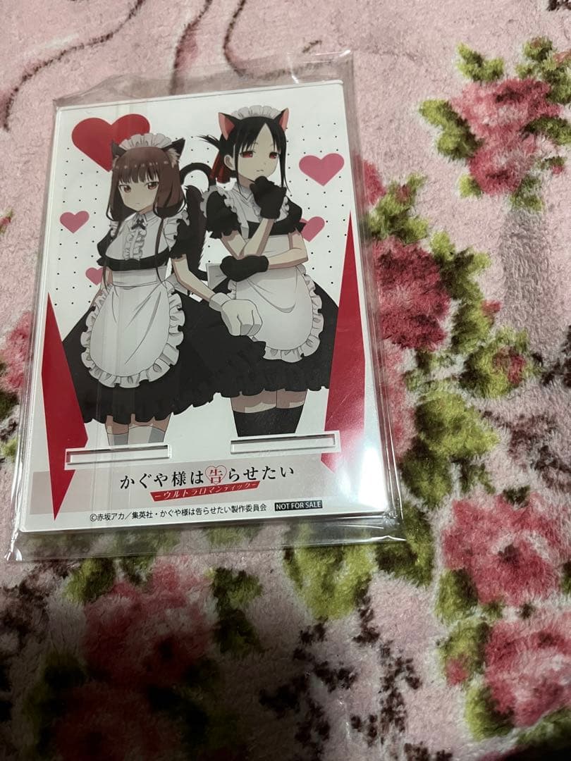 かぐや様は告らせたい　スタンド　四宮かぐや　伊井野ミコ こちらを振り向き見上げる姿が可愛い！『かぐや様は告らせたい』伊井野