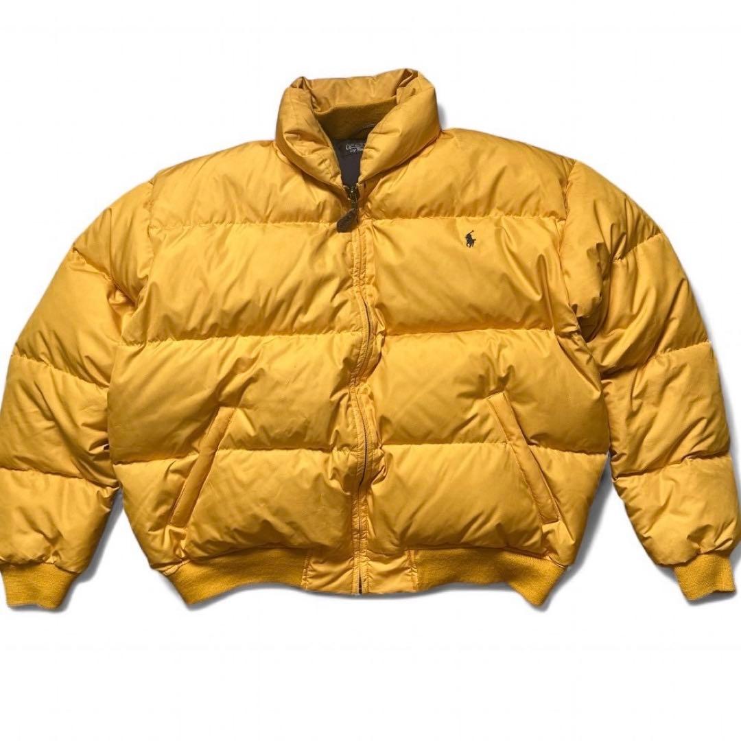 ポロラルフローレン 90s ヌプシ ダウンジャケット 希少カラー イエロー
