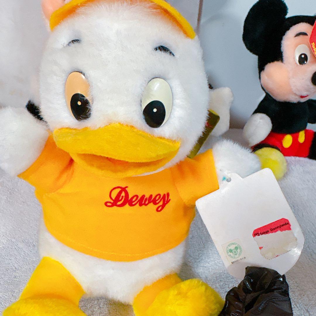 【超希少・タグ付】サンアンドスター製★レトロ サンタミッキー デューイ4点