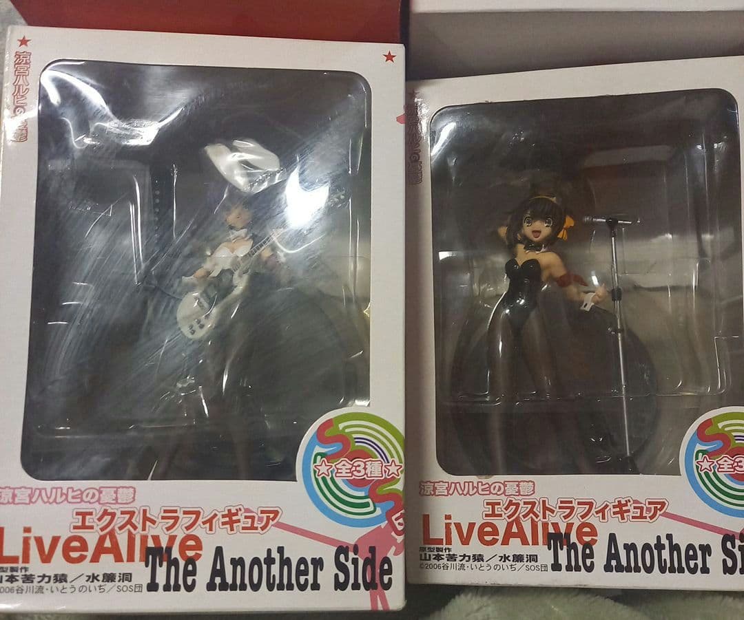 涼宮ハルヒの憂鬱☆エクストラフィギュア☆LiveALive☆2種5点セット
