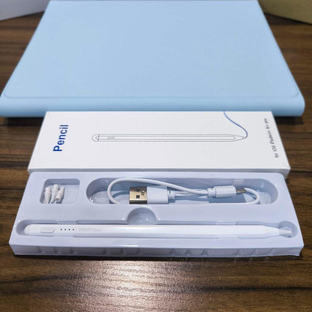 iPad 第6世代 Simフリー 32GB ケースとキーボード、タッチペン - メルカリ