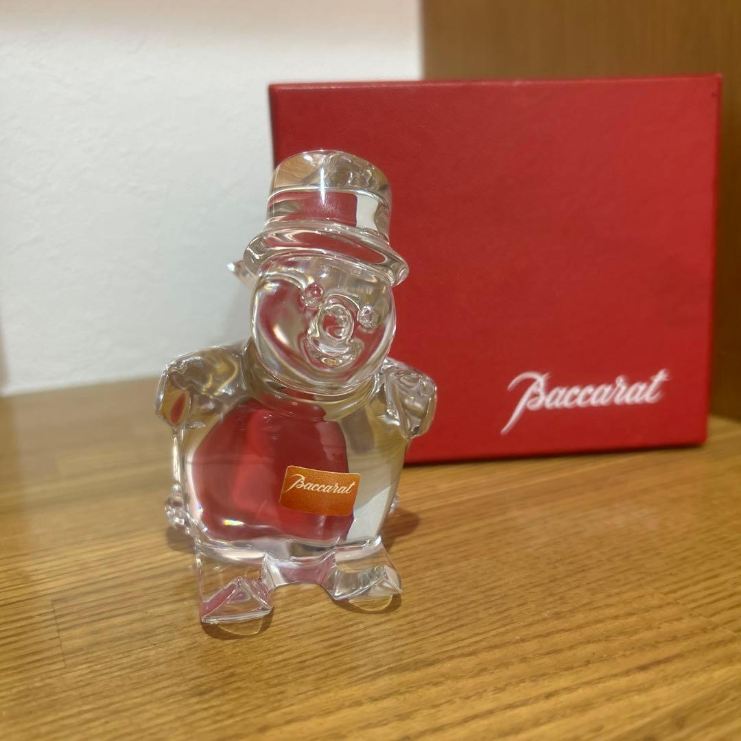 Baccarat クリスタル 雪だるま 楽天市場】□新品同様□ Baccarat バカラ クリスタルガラス スノーマン
