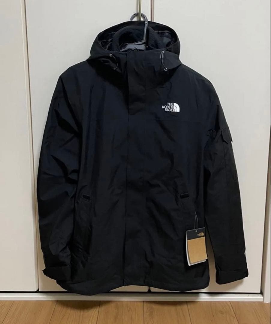 最終値下げ！ 新品 ノースフェイス 3way マウンテンパーカー×フリース 黒 THE NORTH FACE（ザ ノースフェイス） 本物正規 ノースフェイス 3in1