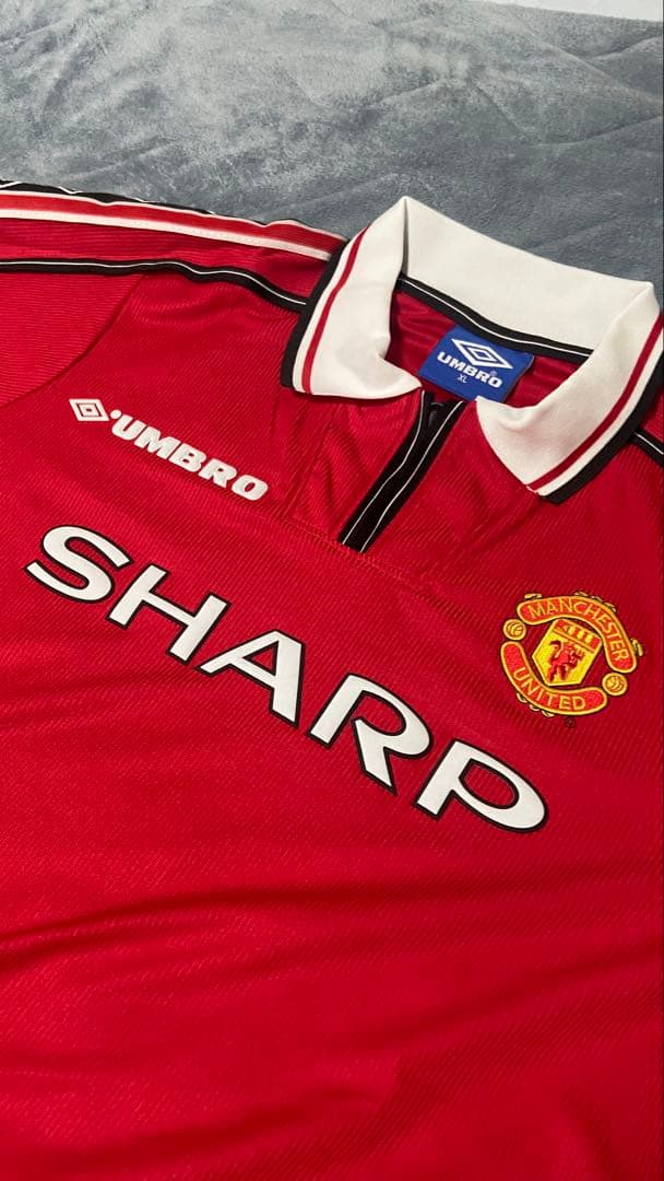 1998-00 #7ベッカム マンチェスターユナイテッド ユニフォーム - メルカリ