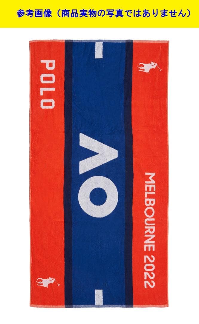 【匿名配送　M-01】　全豪オープンテニス　2022　プレイヤータオル　オレンジ 全仏オープンテニス2025】公式ユニセックス プレーヤーズタオル