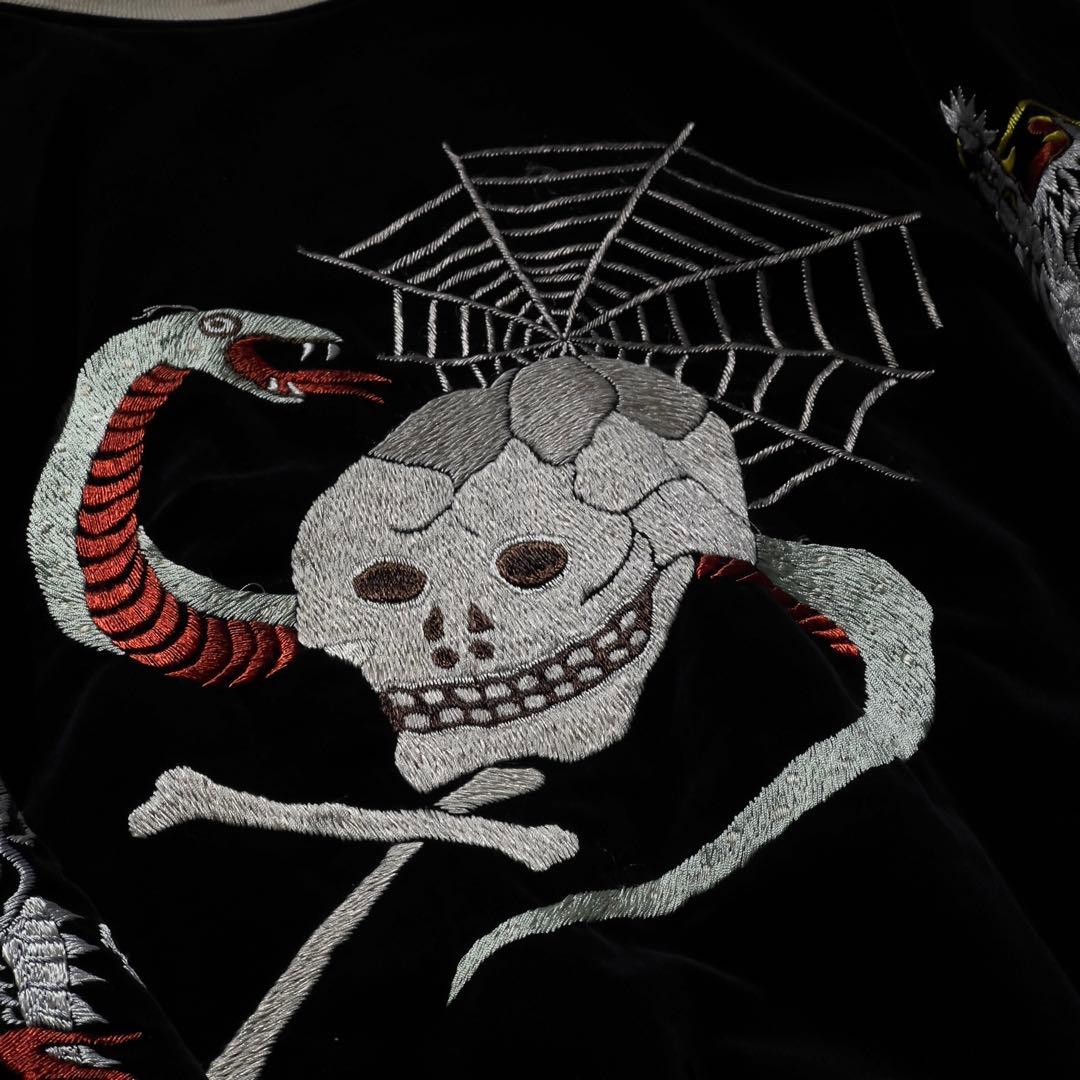 別珍 東洋エンタープライズ ウェアハウス リバーシブル スカジャン 蛇