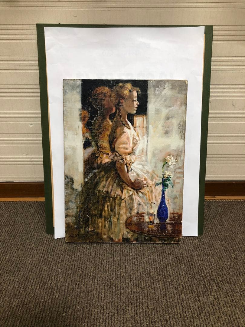 真作 絵画 原題　踊子 奥村四郎