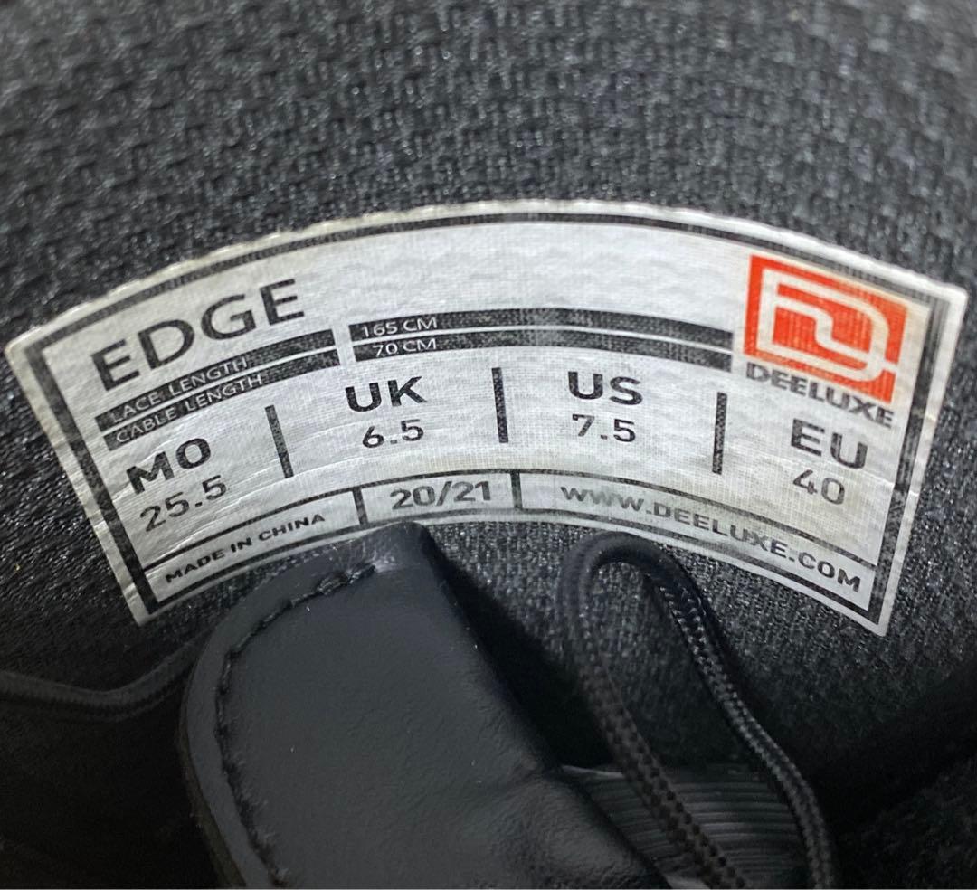 【即日発送】DEELUXE スノボ　EDGE 25.5cm 20-21モデル