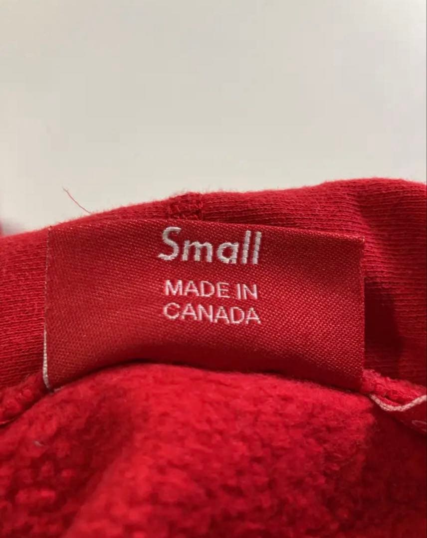 Supreme レッド パーカー テリー・リチャードソン リバースウィーブ型