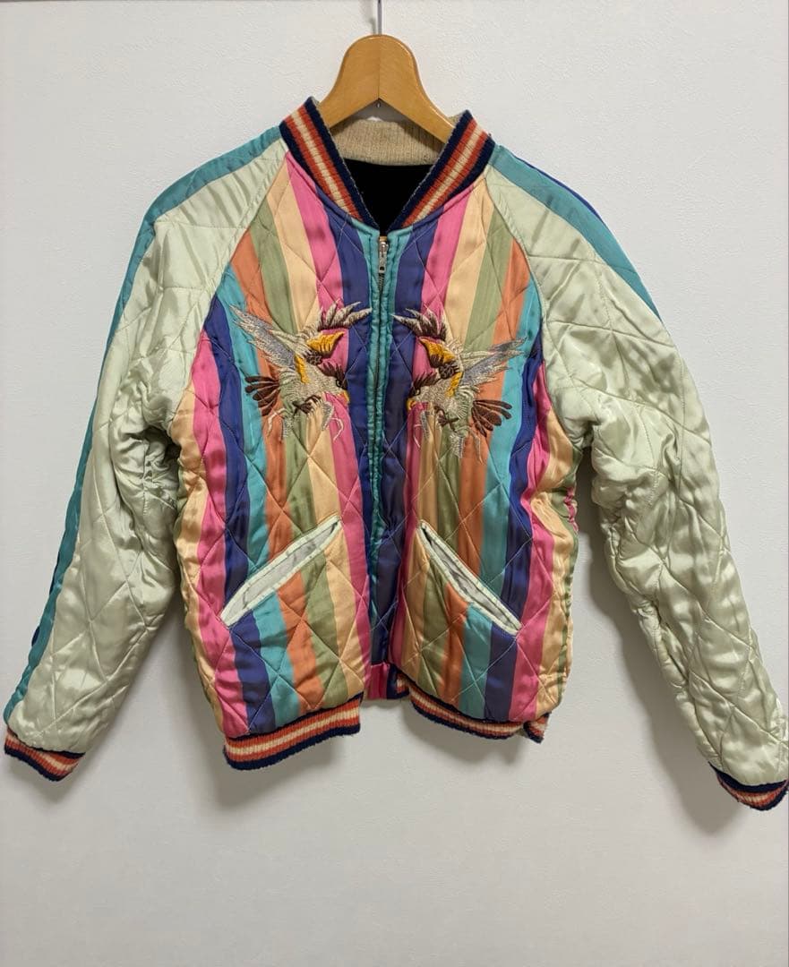 港商 テーラー東洋 SADO SHIMAスカジャン 佐渡島 - メルカリ