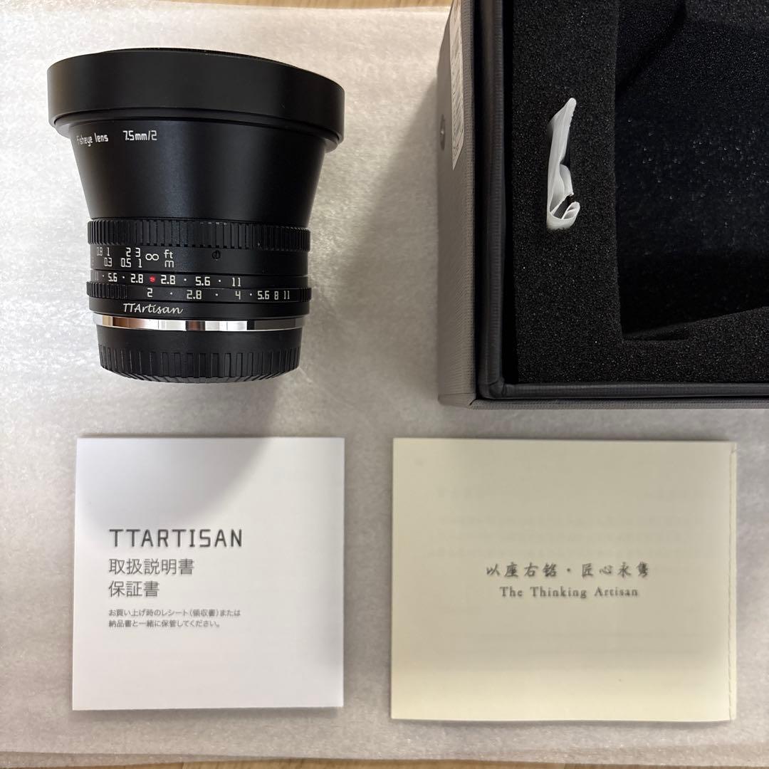 TTArtisan 7.5mm f/2 C 単焦点魚眼レンズ