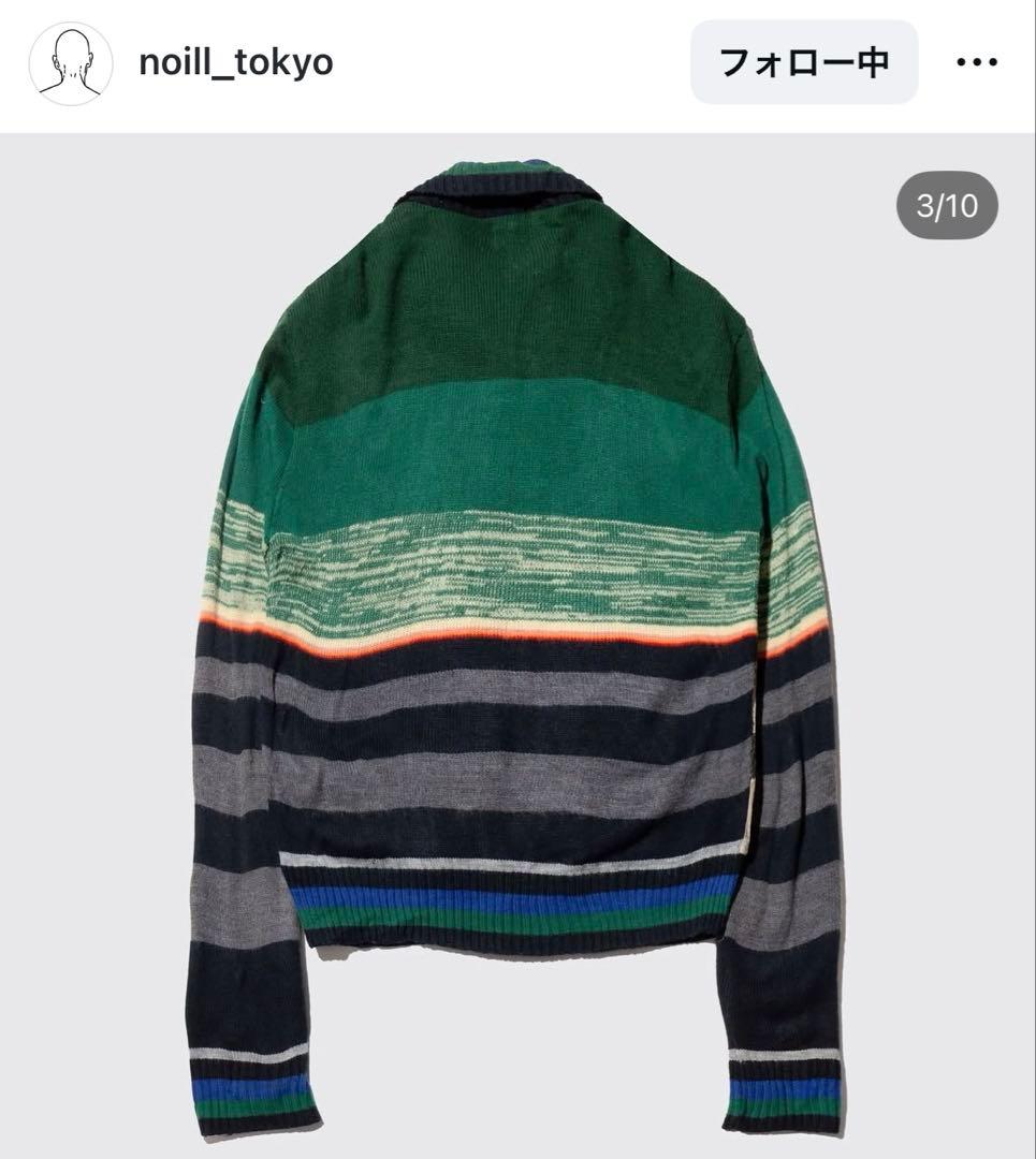 70s ヴィンテージ ニット×スウェードジャケット