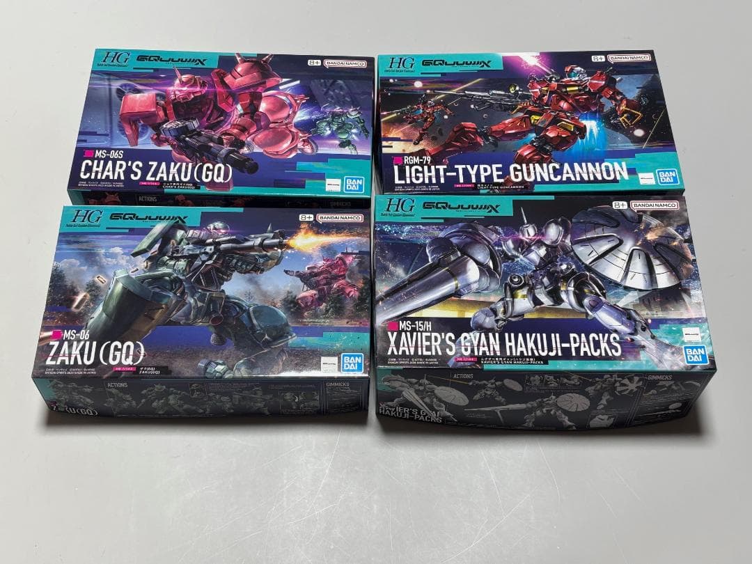 【ジークアクス10点】01ガンダム ザク ドム キャノン ギャン 軍警 ゲルググ